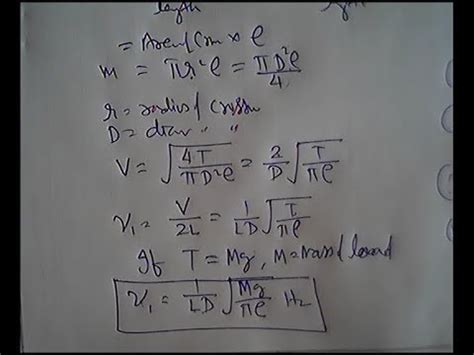 Laws Of Vibration In Stretched String YouTube