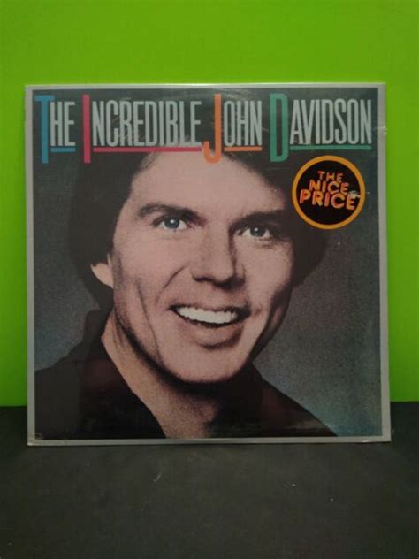 The Incredible John Davidson Lp Record Album Vinyl Sealed Ebay