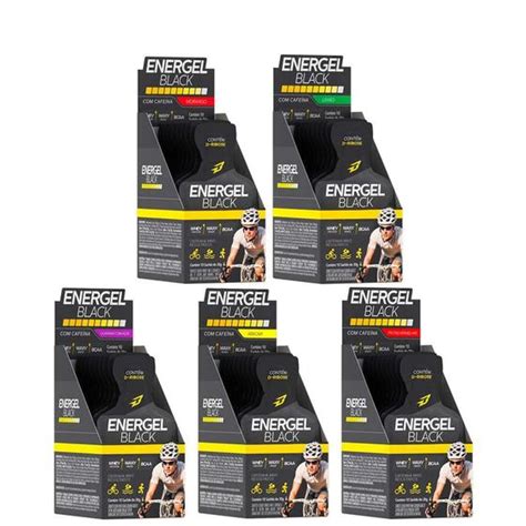 Kit Completo Energel Black Bodyaction Sach S Produtos Para