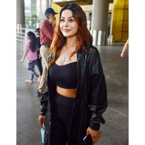 Shehnaaz Gill Returns From Canada After Wrapping Up Honsla Rakh Shoot View Pics