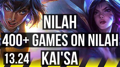 NILAH Zilean Vs KAI SA Ashe ADC 400 Games 11 3 7 Dominating