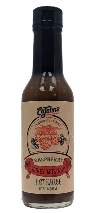 CaJohn S Raspberry Honey Mustard Hot Sauce Hot Sauces Mo Hotta Mo Betta