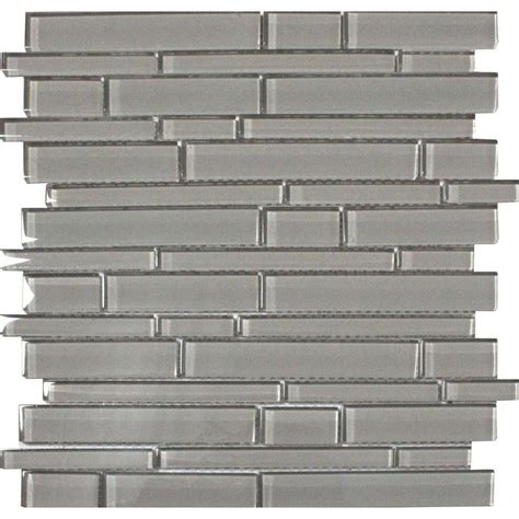 Ms International Slate Interlocking 12 In X 12 In X 8 Mm Glass Mesh Mounted Mosaic Tile Glsil