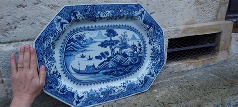 Proantic Superbe Et Tres Grand Delftware Faïence Anglaise Début XV