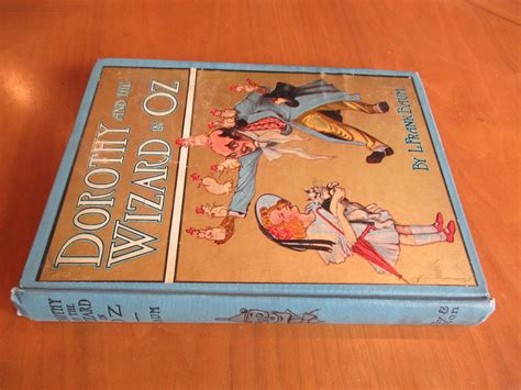 Dorothy And The Wizard In Oz With Rare Olive Green Endpapers By Baum