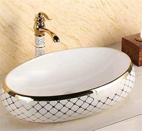 B Backline Ceramic Designer Round Counter Top Over Counter Wash Basin