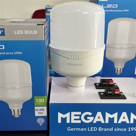 Jual Bola Lampu Megaman LED T Bulb Cahaya Putih 20W 20 Watt Bohlam