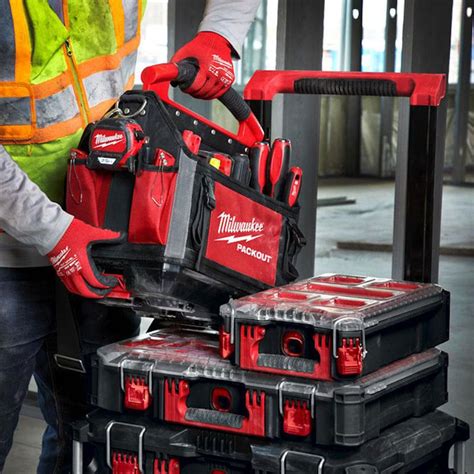 Milwaukee Pockets Packout Tote Tool Bag Available Online