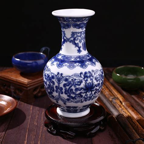 Buy Topain Porcelain Flower Vase Antique Traditional Chinese Blue And