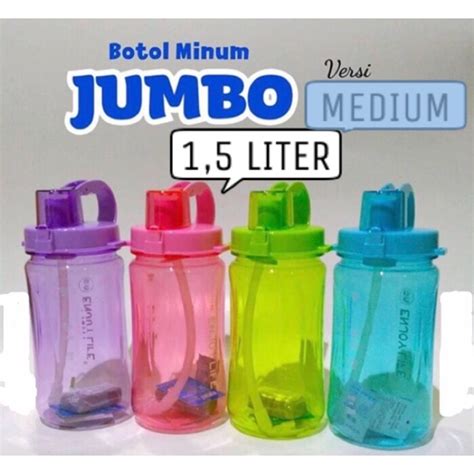 Jual Botol Minum Jumbo BPA FREE 1 5 Liter Water Bottle Warna Enjoy