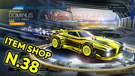 Rocket League New Item Shop Dominus Safron Youtube