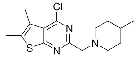 4 CHLORO 5 6 DIMETHYL 2 4 METHYL PIPERIDIN 1 YLMETHYL THIENO 2 3 D