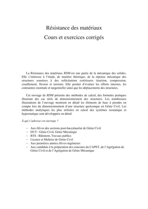 SOLUTION Rdmce 2cours Et Exercices Corrig S Studypool