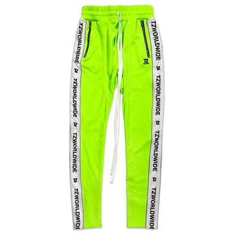 Tz Track Pants Black White Line Shopping