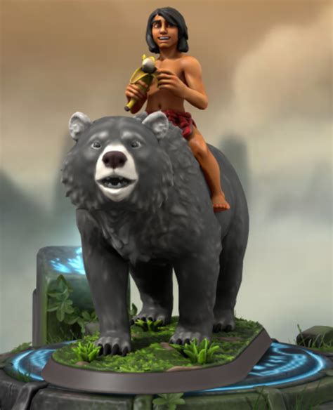 Mowgli and Baloo : r/HeroForgeMinis