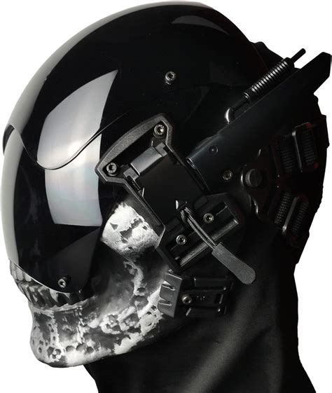 Cyberpunk Futurism Futurism Gothic Mask Adult Helmet Halloween Role