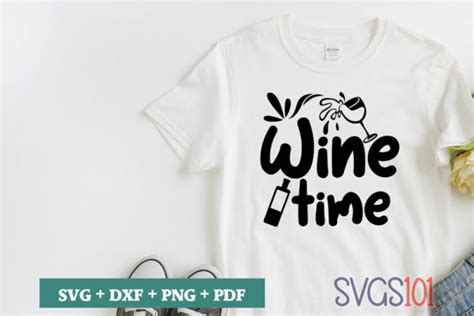 Wine Time Svg Graphic By Svgs101 · Creative Fabrica