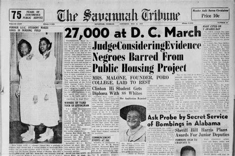 Civil Rights Era Issues Of Savannahs Leading African American