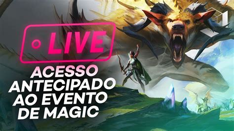 Live Magic Arena Pr Lan Amento Ikoria Terra De Colossos Youtube