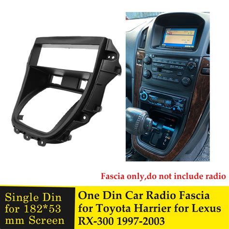 Din Car Radio Fascia Stereo Frame For Lexus Rx For Toyota Harrier