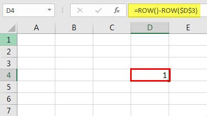 Row Function In Excel Formula Examples How To Use