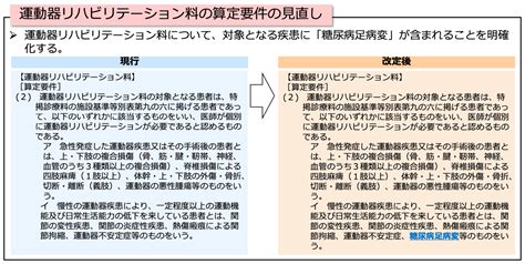 Ⅲ－3 ② 運動器リハビリテーション料の見直し 令和4年 診療報酬改定情報｜pt Ot Stnet