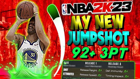 NBA 2K23 BEST JUMPSHOT FOR BUILDS UNDER 6 5 WITH 92 3PT RATING ALL A