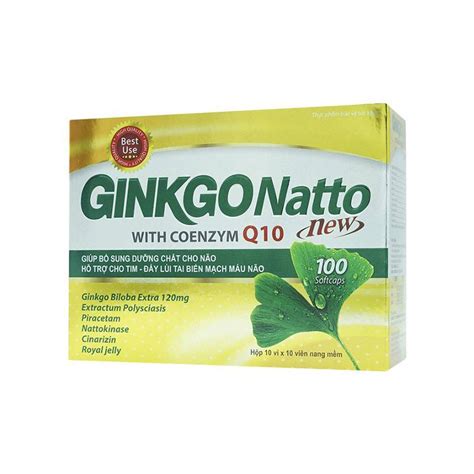 Ginkgo Natto With Coenzym Q10 Hộp 100 Viên