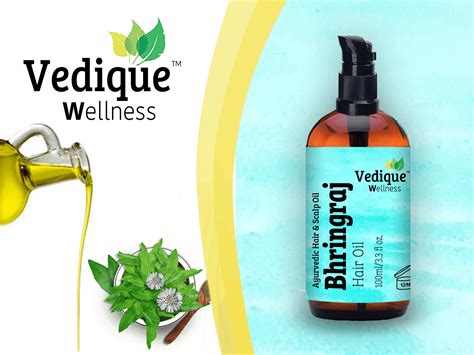 Vedique Remedies Bhringraj Hair Oil Hair Growth Promoting Healing And Nourishing Ayurvedic Hair