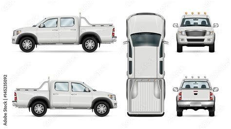 Pickup Truck Top View