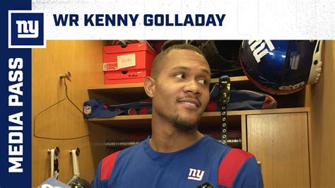 WR Kenny Golladay on getting healthy over bye week