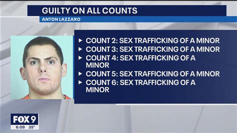 Anton Lazzaro Found Guilty Of Sex Trafficking Minors Fox 9 Minneapolis St Paul