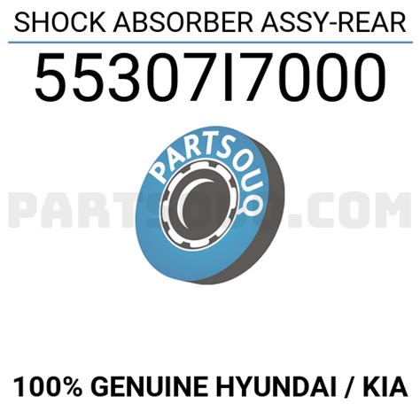 SHOCK ABSORBER ASSY REAR 55307I7000 Hyundai KIA Parts PartSouq