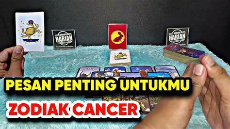 PESAN PENTING UNTUK ZODIAK CANCER 2023 YouTube