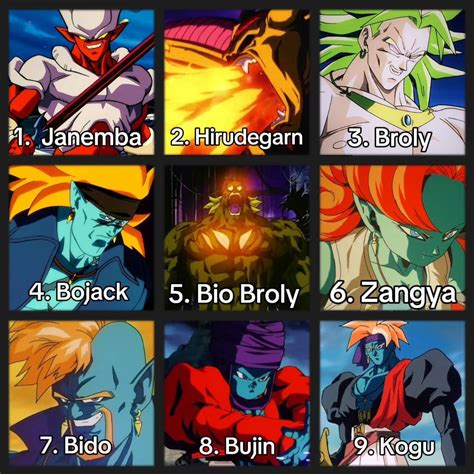 Top 9 Strongest Dbz Movie Villains Rdragonballsuper