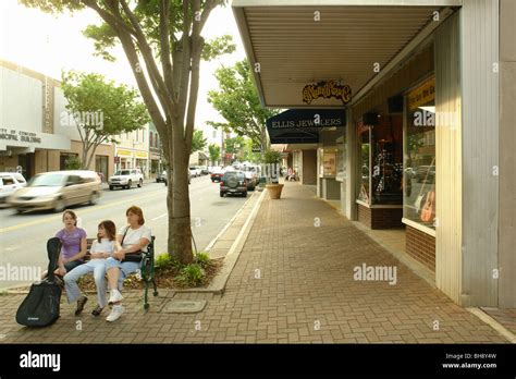 AJD64329, Albemarle, NC, North Carolina, downtown, main street Stock ...