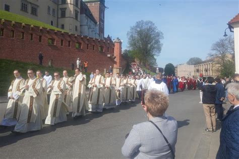 Procesja ku czci św Stanisława w Krakowie