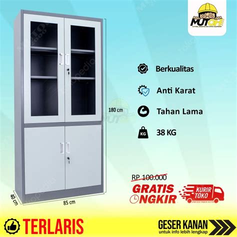 Jual Lemari Arsip Lemari Besi Filling Cabinet Pintu Kombinasi Swing