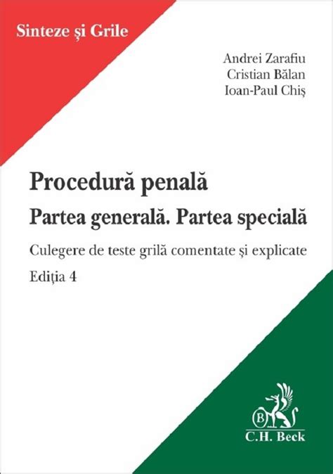 Procedura Penala Partea Generala Partea Speciala Ed Pdf Autor