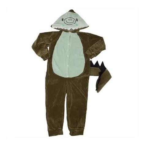 Macacao Kigurumi Pijama Infantil Dinossauro Inverno Fantasia