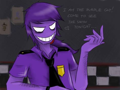 Fnaf 2 Purple Man Fan Art