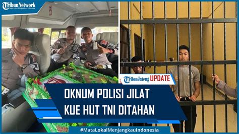 Viral Oknum Anggota Polda Papua Barat Jilat Kue HUT TNI Berujung