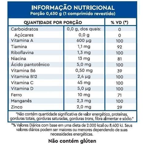 Lavitan A Z 60 Comprimidos