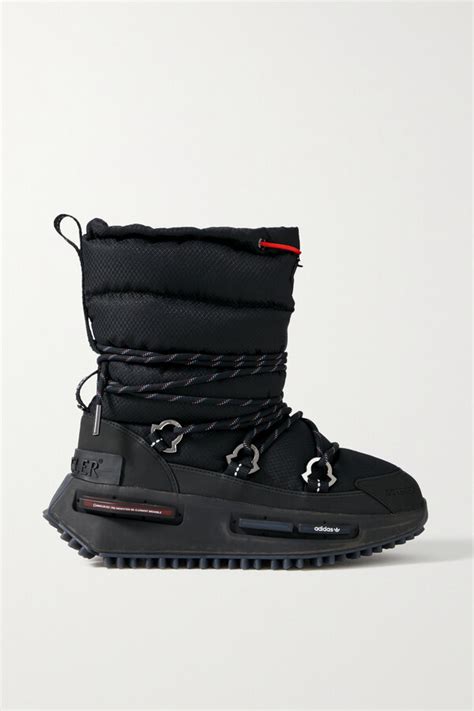 MONCLER GENIUS Adidas Originals Rubber Trimmed Gore Tex Snow Boots