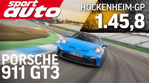 Porsche 911 Gt3 992 Faster Than Ferrari Pista And Mclaren 765lt Hot Lap Hockenheim Gp Sport