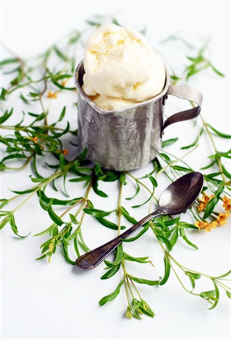 Refreshing Lemon Verbena Buttermilk Ice Cream