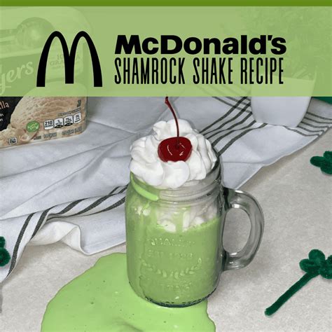 McDonald's Shamrock Shake Copycat Recipe - Party Ideas for Real People