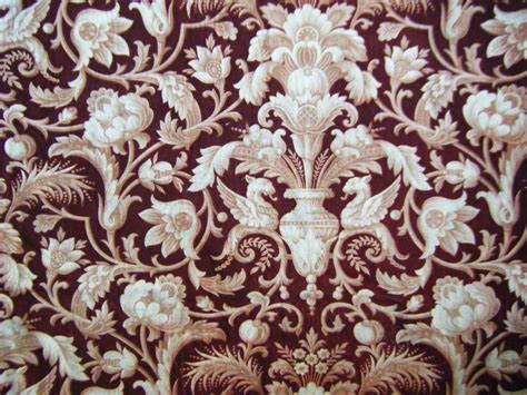 Baroque brown and white pattern design, 19th century Baroque Design ...