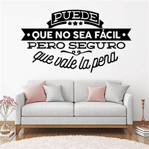 Calcoman As De Pared Con Frases En Espa Ol Decoraci N De Papel Tapiz