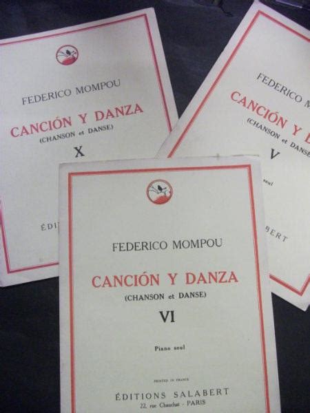 Canci N Y Danza Chanson Et Danse V Vi X Vols De Federico